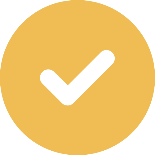 Checkmark Yellow Circle